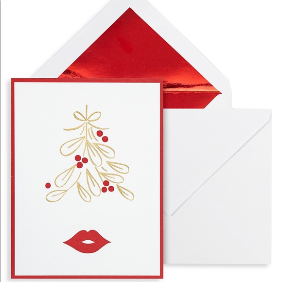 🆕 Kate Spade ♠️ Mistletoe Holiday Christmas Cards - Picture 1 of 5